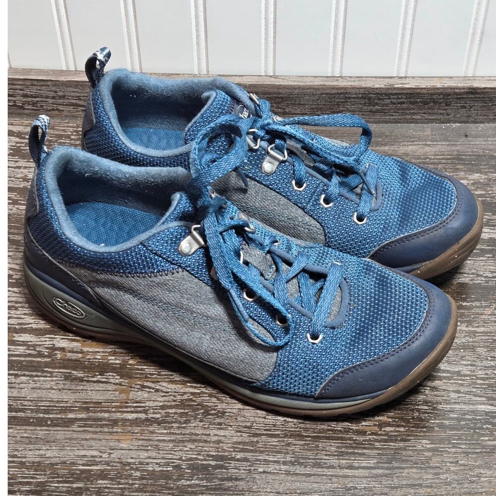 Chaco Women's Blue Kanarra Casual Lace up Comfort Shoe Size 9